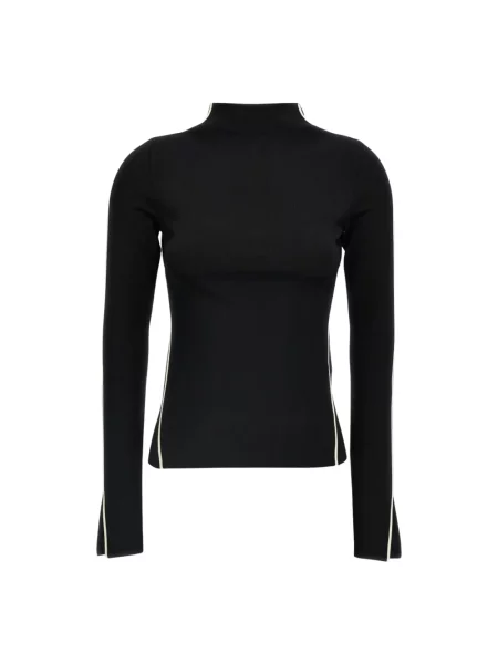 Dzianinowy golf golf Sportmax czarny