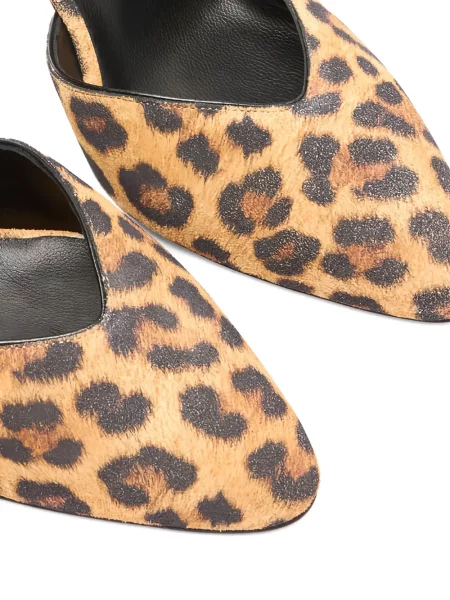 Pantofi cu toc Casadei cu imagine cu model leopard maro