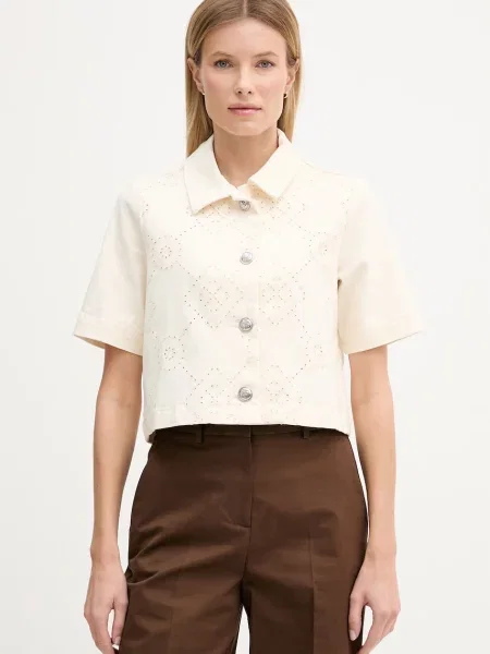 Dkny cămașă jeans bej