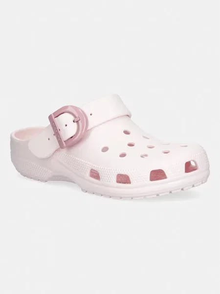Crocs klapki Classic Buckle Clog różowe