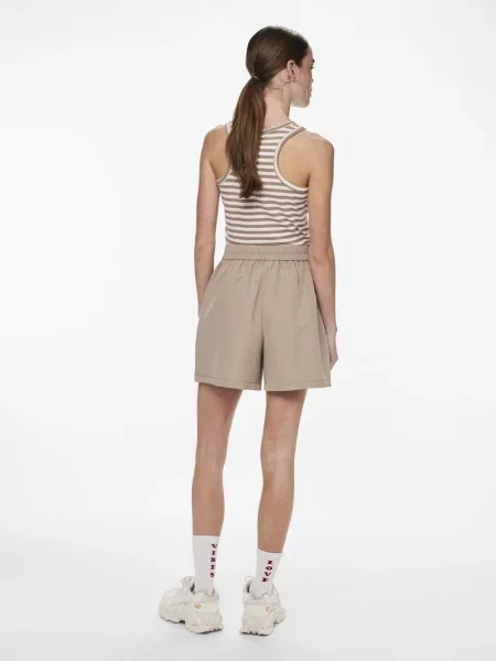 PIECES Pantaloni PCBOZZY închis bej