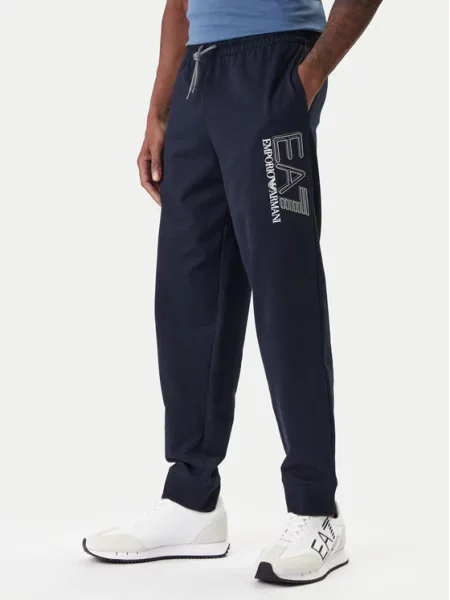 Emporio Armani Spodnji del trenirke Mornarsko modra