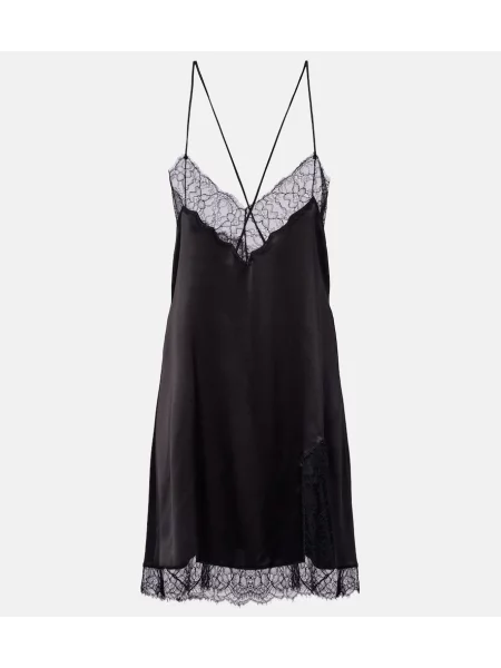 Rochie Dolce&gabbana din satin de costum negru