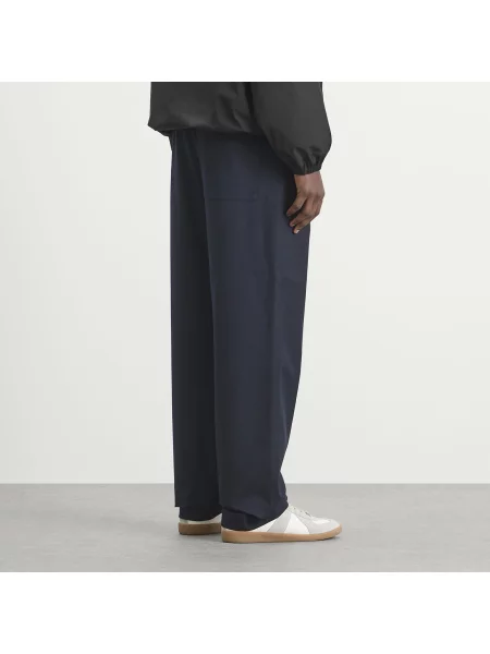Spodnie Dries Van Noten granatowe