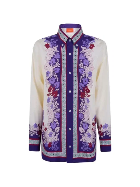 Cămașă La Doublej cu model floral cu imagine