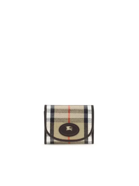 Portfel Burberry płócienny beżowy