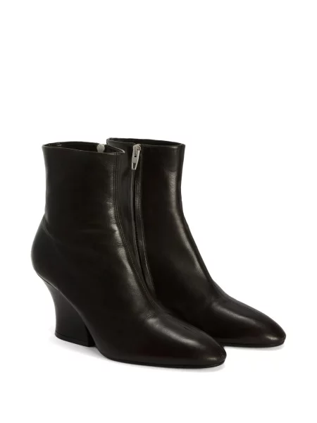 Cizme scurte Jil Sander maro