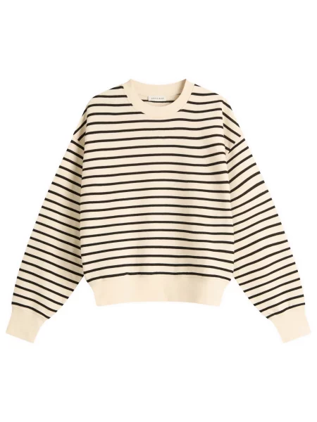 Bluza Anine Bing w paski frotte czarna