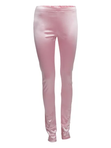 Leggings Comme Des Garçons din satin roz