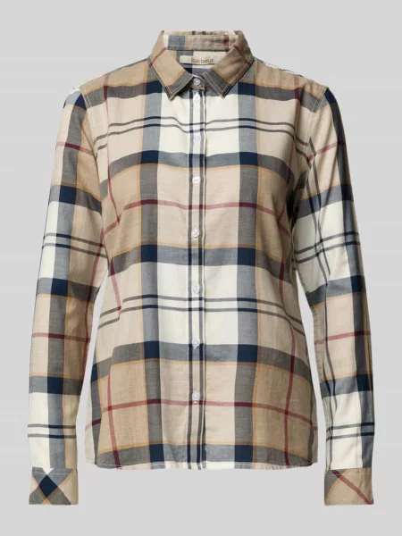 Barbour Bluzki i koszule Kobieta Wielobarwność XS Klasyczna Koszula w Ponadczasowym Stylu beżowa