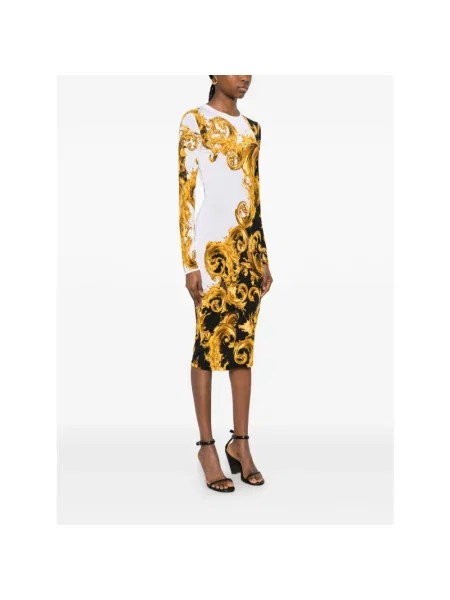 Sukienka jeansowa Versace Jeans Couture czarna