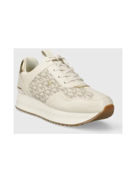 Sneakersy Michael Kors skórzane beżowe