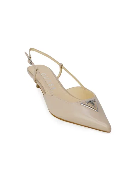 Sandale Guess cu toc jos bej