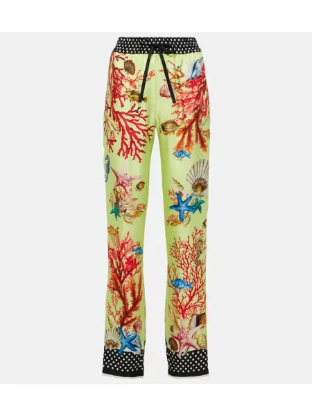 Pantaloni Dolce&gabbana de mătase