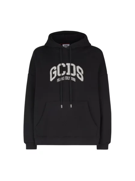 Bluza z kapturem Gcds z logo czarna