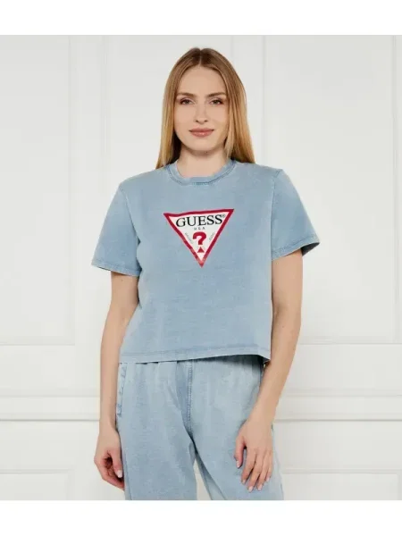 Guess Jeans Póló | Relaxed fit kék