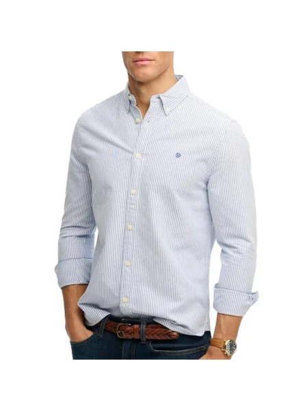 Koszula z długim rękawem Superdry Preppy Oxford niebieska