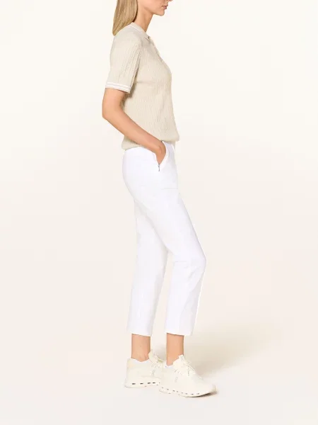 Röhnisch Golfové Kalhoty Clubhouse Highwater Slacks bílá
