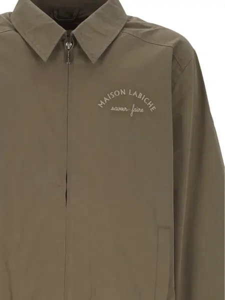 Geacă bomber Maison Labiche cu autograf verde