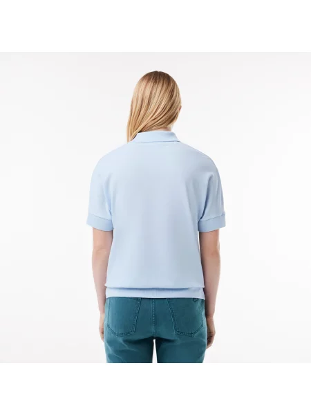 Поло Lacoste голубое