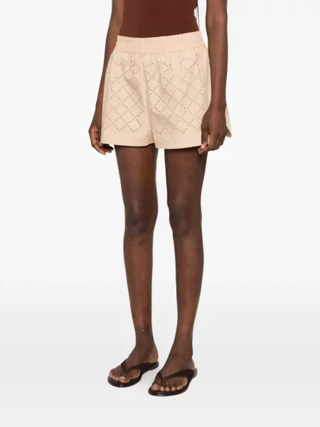 Pantaloni scurți Fendi cu model argyle