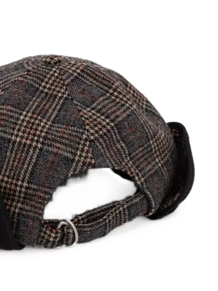 Șapcă Kangol în carouri gri