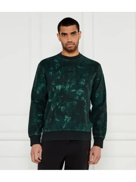 BOSS ORANGE Hanorac We_Jungle | Relaxed fit verde