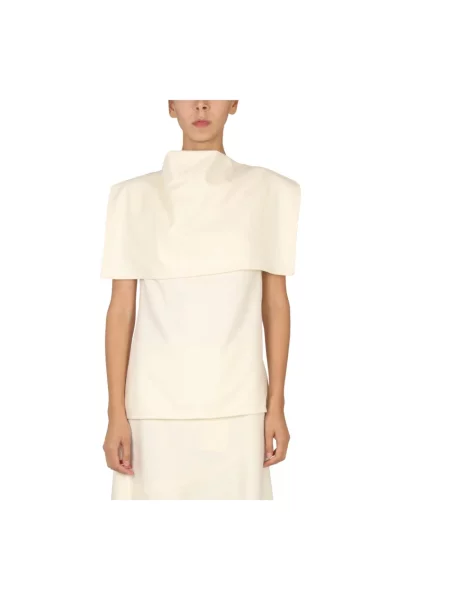 Bluzka Jil Sander biała