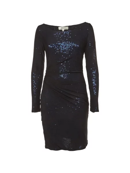 Rochie midi Badgley Mischka cu paiete negru