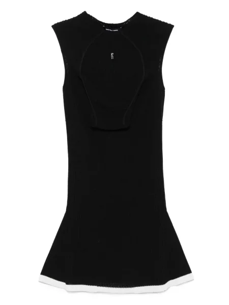 Rochie Kiko Kostadinov tricotate de costum negru
