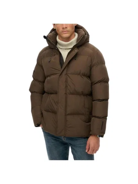 Geacă Superdry maro