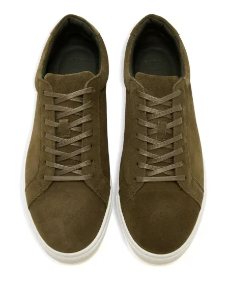 Sneakerși Forsa cu șireturi din dantelă verde