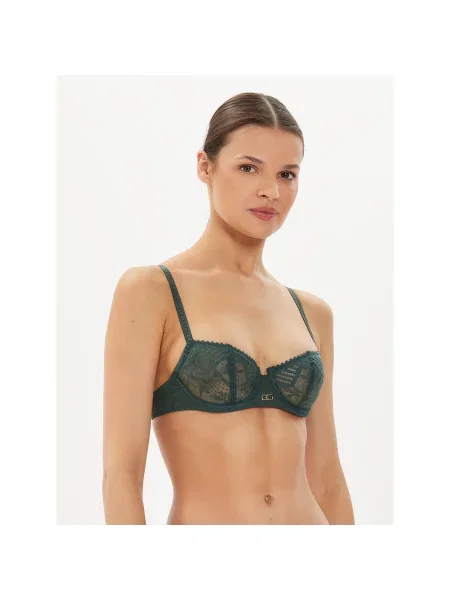 Chantelle Pusiau dengta balcony bra liemenėlė Origins žalia