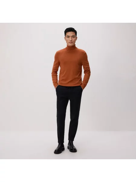 Reserved Carrot kalhoty s na zavazování černý