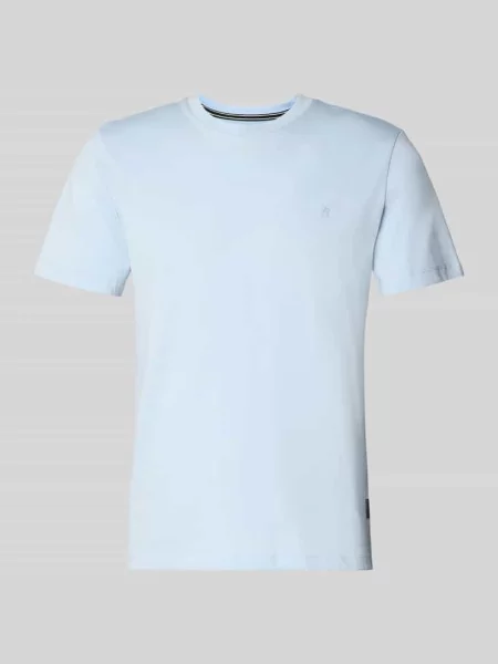 Krój regular fit T-shirt z detal z logo Replay