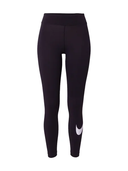 NIKE Leggings Essential negru alb