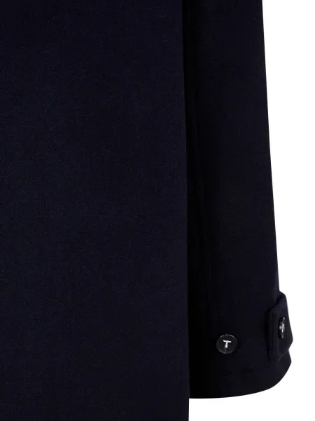 Palton duffle Studio Tomboy cu glugă albastru