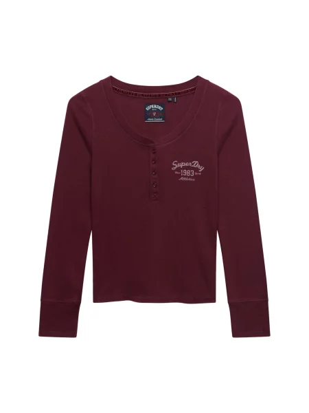 Superdry & Co Tricou bordeaux / pastel roșu