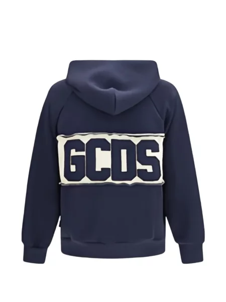 Hanorac cu glugă Gcds cu autograf albastru