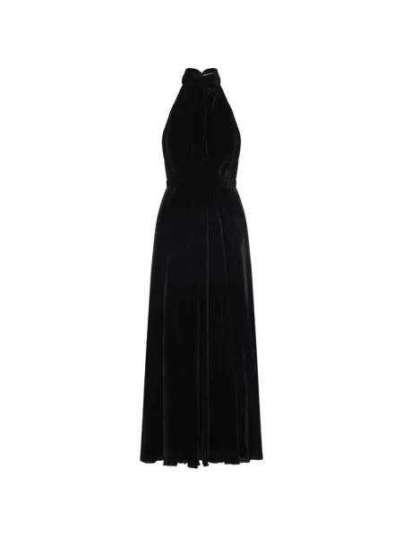 Rochie Raquel Diniz cu gât halter negru