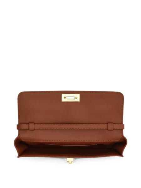 Geantă Ferragamo fără toc maro