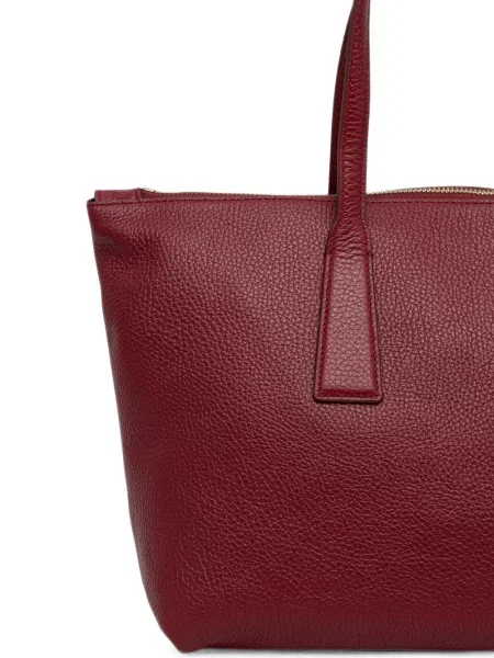 Geantă shopper Furla din piele roșu