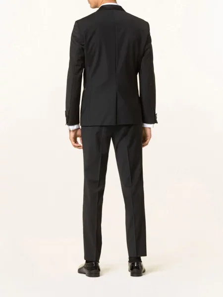 Hugo Marynarka Smokingowa Arti Extra Slim Fit schwarz czarna