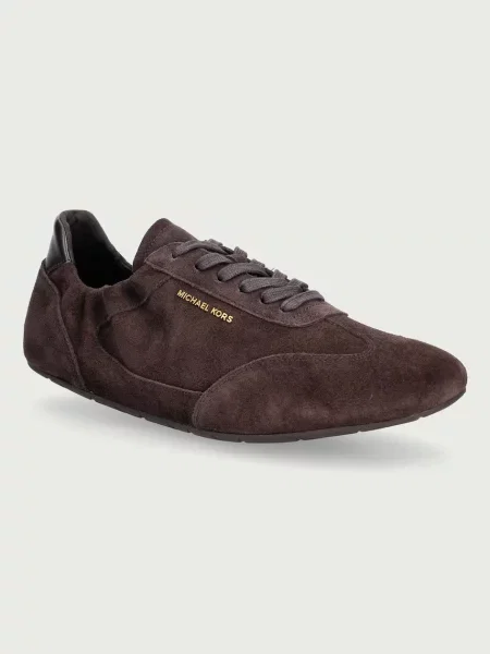 Michael Kors Archer Trainer sneakers pentru bărbați din piele întoarsă maro