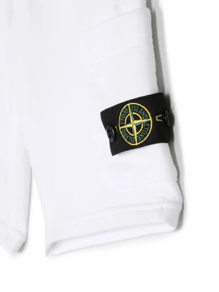 Szorty dziecięce Stone Island białe