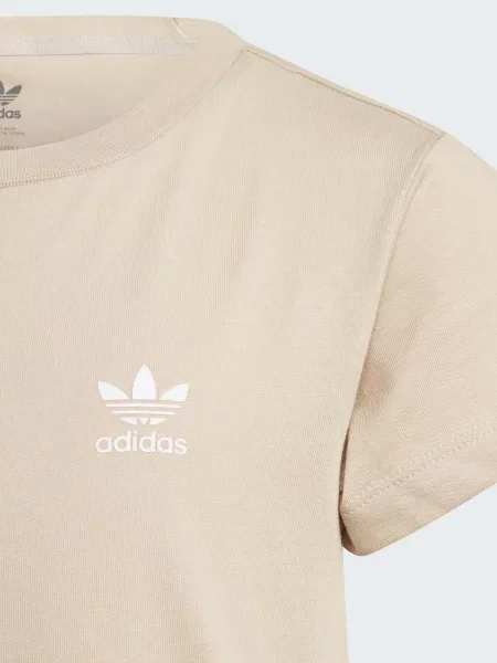 Детская спортивная футболка Adidas бежевая