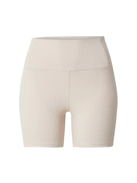 Girlfriend Collective Cyklistické šortky Rib Run béžová