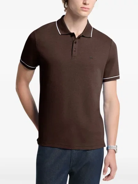 Tricou polo Michael Kors maro