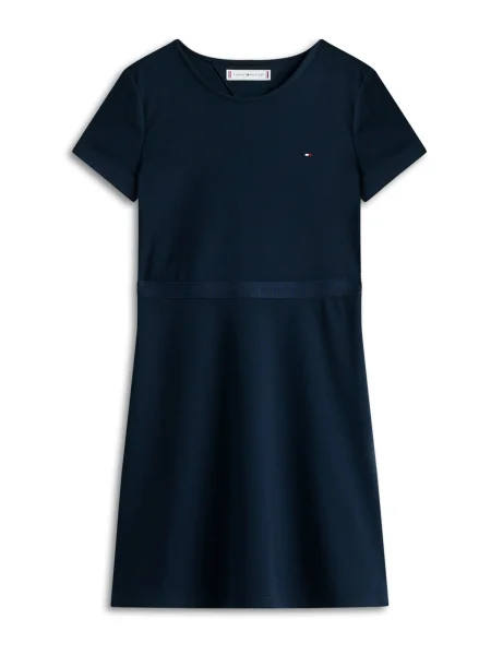 TOMMY HILFIGER Šaty ESSENTIAL námořnická modř