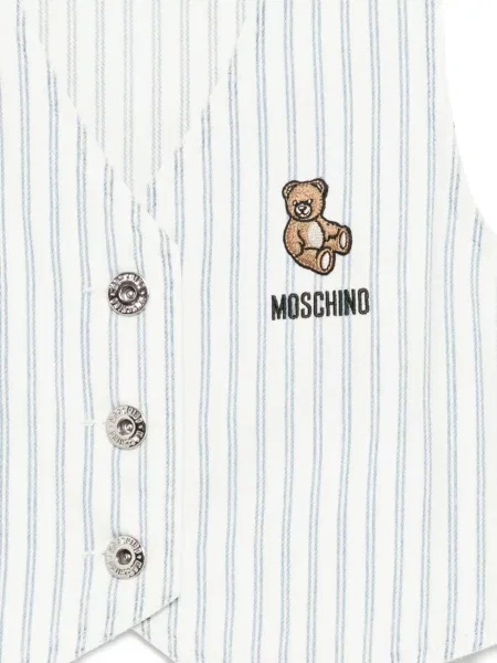 Kamizelka dziecięca Moschino biała